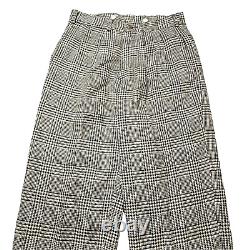 Vintage 80s Polo Ralph Lauren Pants 29x31 USA Houndstooth Tweed Trousers Heavy