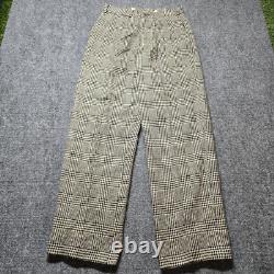 Vintage 80s Polo Ralph Lauren Pants 29x31 USA Houndstooth Tweed Trousers Heavy