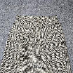 Vintage 80s Polo Ralph Lauren Pants 29x31 USA Houndstooth Tweed Trousers Heavy