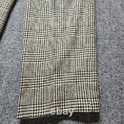 Vintage 80s Polo Ralph Lauren Pants 29x31 USA Houndstooth Tweed Trousers Heavy
