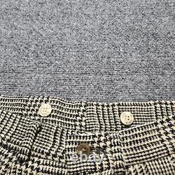 Vintage 80s Polo Ralph Lauren Pants 29x31 USA Houndstooth Tweed Trousers Heavy
