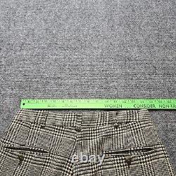 Vintage 80s Polo Ralph Lauren Pants 29x31 USA Houndstooth Tweed Trousers Heavy