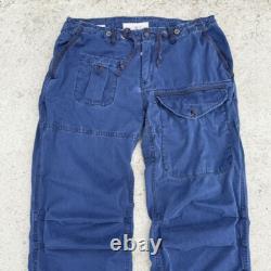 Vintage 90's Polo Ralph Lauren Cargo Pants Utility Workwear Size 36x32 Navy