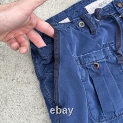 Vintage 90's Polo Ralph Lauren Cargo Pants Utility Workwear Size 36x32 Navy