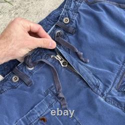 Vintage 90's Polo Ralph Lauren Cargo Pants Utility Workwear Size 36x32 Navy