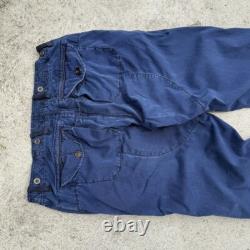 Vintage 90's Polo Ralph Lauren Cargo Pants Utility Workwear Size 36x32 Navy