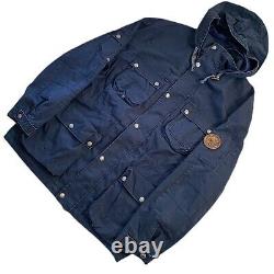 Vintage 90's Polo Ralph Lauren Mountaineering Men's Hooded Coat Jacket XL Blue