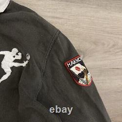 Vintage 90's Polo Ralph Lauren Rugby Polo Shirt Japan Mens Medium EUC Rare