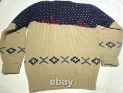 Vintage 90's Polo Ralph Lauren Ski Wool Sweater Men's Medium