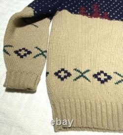 Vintage 90's Polo Ralph Lauren Ski Wool Sweater Men's Medium