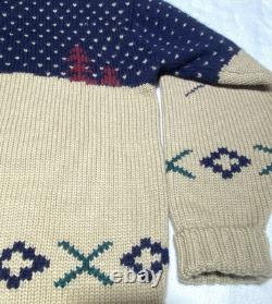 Vintage 90's Polo Ralph Lauren Ski Wool Sweater Men's Medium