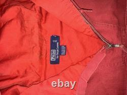 Vintage 90's Polo Ralph Lauren Sportsman Anorak Men's Jacket Red XL Hoodie