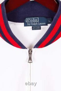 Vintage 90's Polo Ralph Lauren'Tennis Crest Logo' Track Jacket