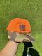 Vintage 90s Polo Ralph Lauren Camo Hunting Orange Hat Baseball Cap Hat Rare
