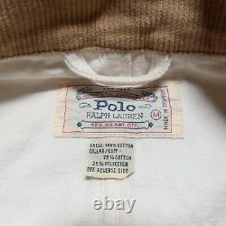 Vintage 90s Polo Ralph Lauren Denim Chore Jacket Size M L Country Western RRL