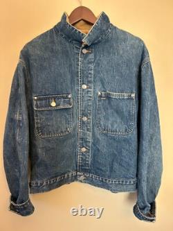 Vintage 90s Polo Ralph Lauren Dungaree Denim Jacket Men's Sz XL Made In USA