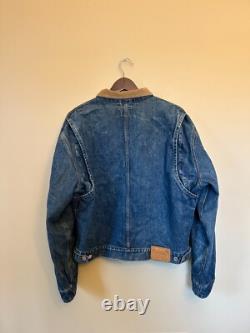 Vintage 90s Polo Ralph Lauren Dungaree Denim Jacket Men's Sz XL Made In USA