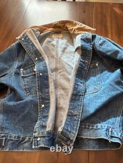 Vintage 90s Polo Ralph Lauren Dungaree Denim Jacket Men's Sz XL Made In USA