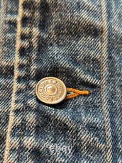 Vintage 90s Polo Ralph Lauren Dungaree Denim Jacket Men's Sz XL Made In USA