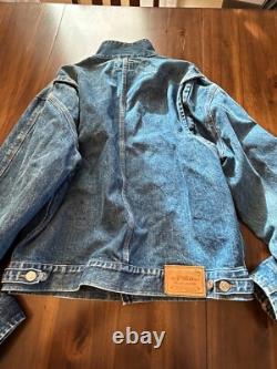 Vintage 90s Polo Ralph Lauren Dungaree Denim Jacket Men's Sz XL Made In USA