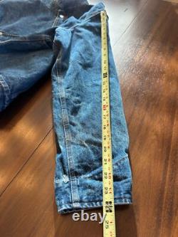Vintage 90s Polo Ralph Lauren Dungaree Denim Jacket Men's Sz XL Made In USA