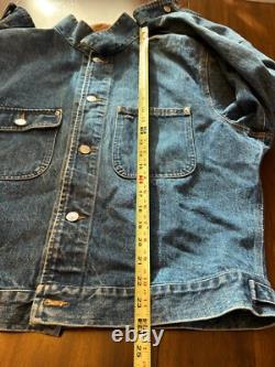 Vintage 90s Polo Ralph Lauren Dungaree Denim Jacket Men's Sz XL Made In USA