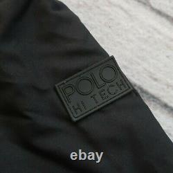 Vintage 90s Polo Ralph Lauren Hi Tech Ski Jacket Size M Black Snow Beach
