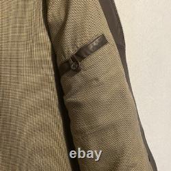 Vintage 90s Polo Ralph Lauren Leather Full Zip Bomber Brown Jacket SzL NWT