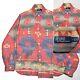 Vintage 90s Polo Ralph Lauren Medium Rrl Aztec Western Navajo Pockets Shirt