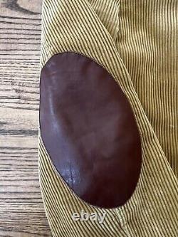 Vintage 90s Polo Ralph Lauren Men's Corduroy Leather Elbow Patches Blazer 42R