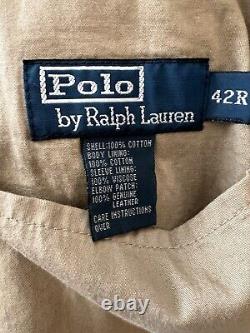 Vintage 90s Polo Ralph Lauren Men's Corduroy Leather Elbow Patches Blazer 42R