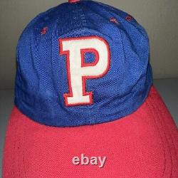 Vintage 90s Polo Ralph Lauren P Fitted Hat Made In USA Size Large