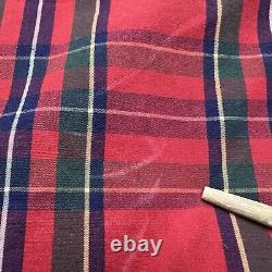 Vintage 90s Polo Ralph Lauren Plaid Harrington Jacket XL Lined Tartan Full Zip