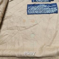 Vintage 90s Polo Ralph Lauren Plaid Wax Jacket Size S Cotton