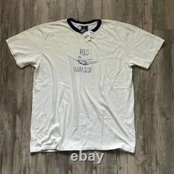Vintage 90s Polo Ralph Lauren Polo Swim Club T-Shirt Size Large RARE