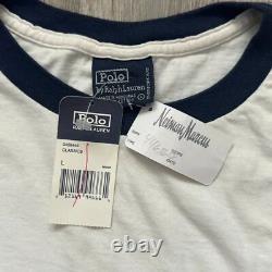 Vintage 90s Polo Ralph Lauren Polo Swim Club T-Shirt Size Large RARE