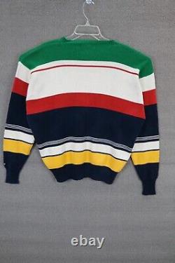 Vintage 90s Polo Ralph Lauren Sailing Striped Sweater Color Block CP RL-92 XL