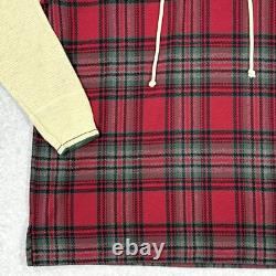 Vintage 90s Polo Ralph Lauren Shirt Medium Thermal Henley Hoodie USA DEADSTOCK