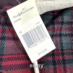 Vintage 90s Polo Ralph Lauren Shirt Medium Thermal Henley Hoodie USA DEADSTOCK