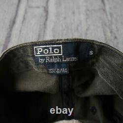 Vintage 90s Polo Ralph Lauren Sportsman Long Bill Hat Cap Made in USA