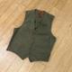 Vintage 90s Polo Ralph Lauren Sportsman Mens Chestnut Canvas Vest Size M