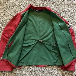 Vintage 90s Polo Ralph Lauren Sportsmen Respect Wildlife Detroit Jacket Medium