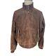 Vintage 90s Polo Ralph Lauren Suede Leather Bomber Jacket Men's Medium Ac