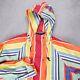 Vintage 90s Polo Sport Jacket Mens Large Ralph Lauren Stripe Parka Rare Sail Usa