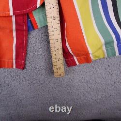 Vintage 90s Polo Sport Jacket Mens Large Ralph Lauren Stripe Parka Rare Sail USA