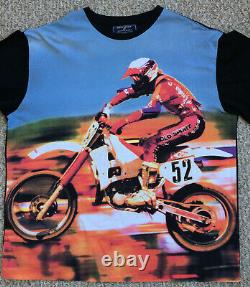 Vintage 90s Polo Sport Ralph Lauren Racing Motocross Shirt Bear Ski 1992 Beach