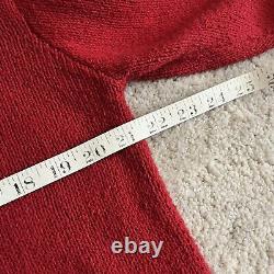 Vintage 90s Ralph Lauren Polo Bear Sport Ski Skiing Knit Sweater Medium