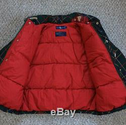 Vintage 90s Ralph Lauren Polo Equestrian Down Jacket Bear Ski Wing USA Sport