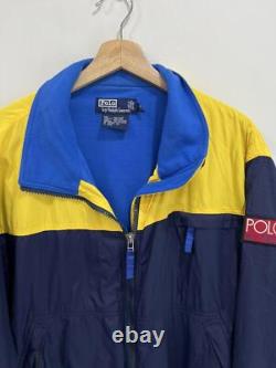 Vintage 90s Ralph Lauren Polo Hi Tech Jacket usa pwing bear