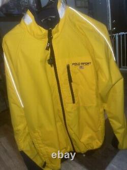 Vintage 90s polo sport ralph lauren jacket yellow